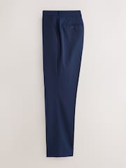 Bright Blue Regular Fit Stretch Smart Trousers - Image 5 of 8