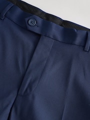 Bright Blue Regular Fit Stretch Smart Trousers - Image 7 of 8