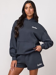 Gym King Blue Renew Flatlock Hoodie - Image 3 of 4