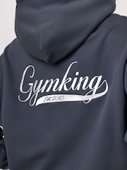 Gym King Blue Renew Flatlock Hoodie - Image 4 of 4