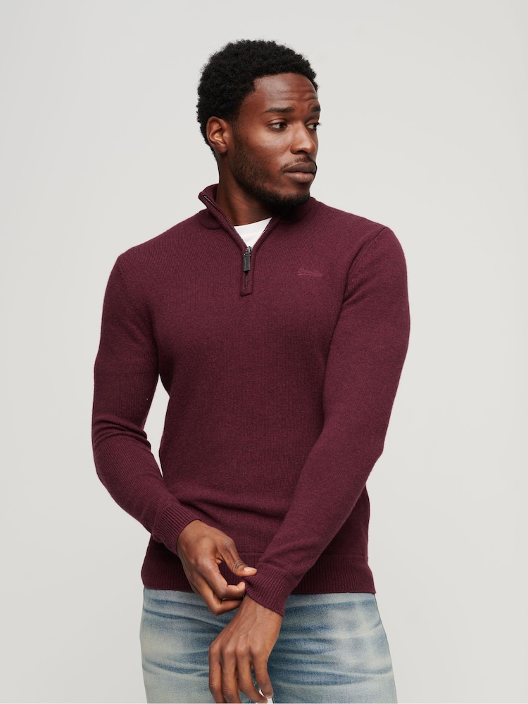 rdeča - Superdry pletena oblačila z vezenino Superdry Essential Henley - Slika 1 iz 1 rdeča - Superdry pletena oblačila z vezenino Superdry Essential Henley - Slika 1 iz 1