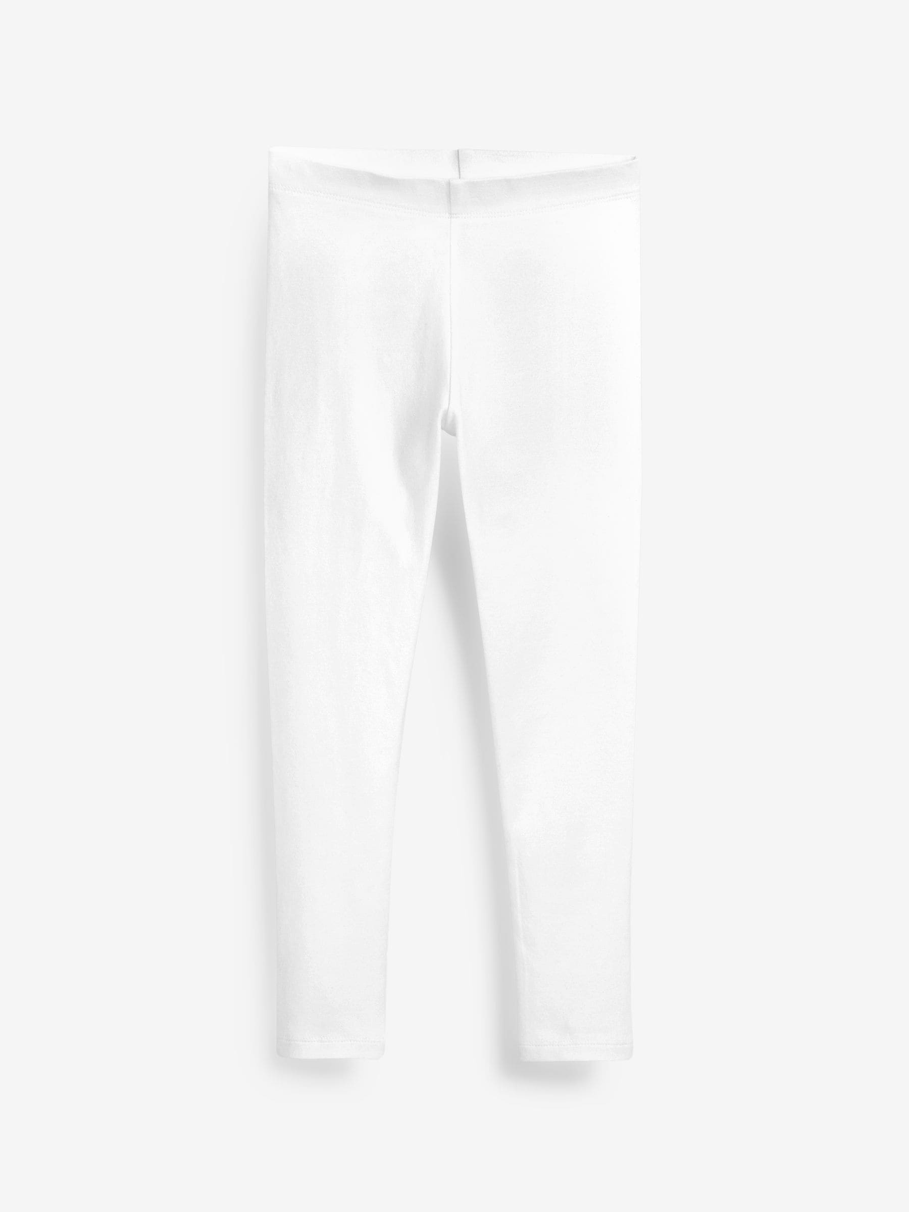 Buy White Regular Fit Leggings 3 16yrs from Next Ireland
