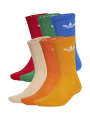 Pink - adidas Originals Trefoil-Socken im 6er-Pack - Bild 9 von 9