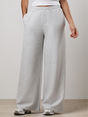 Gym King Grey Waffle Mid Rise Trousers - Image 1 of 4