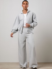 Gym King Grey Waffle Mid Rise Trousers - Image 3 of 4