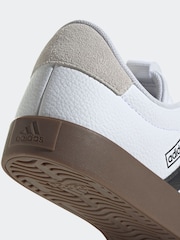 adidas White/Black VL Court 3.0 Trainers - Image 12 of 12