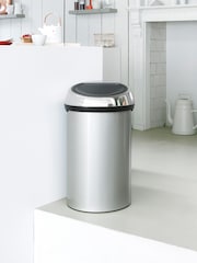 Brabantia Metallic Grey 60L Touch Bin - Image 1 of 6