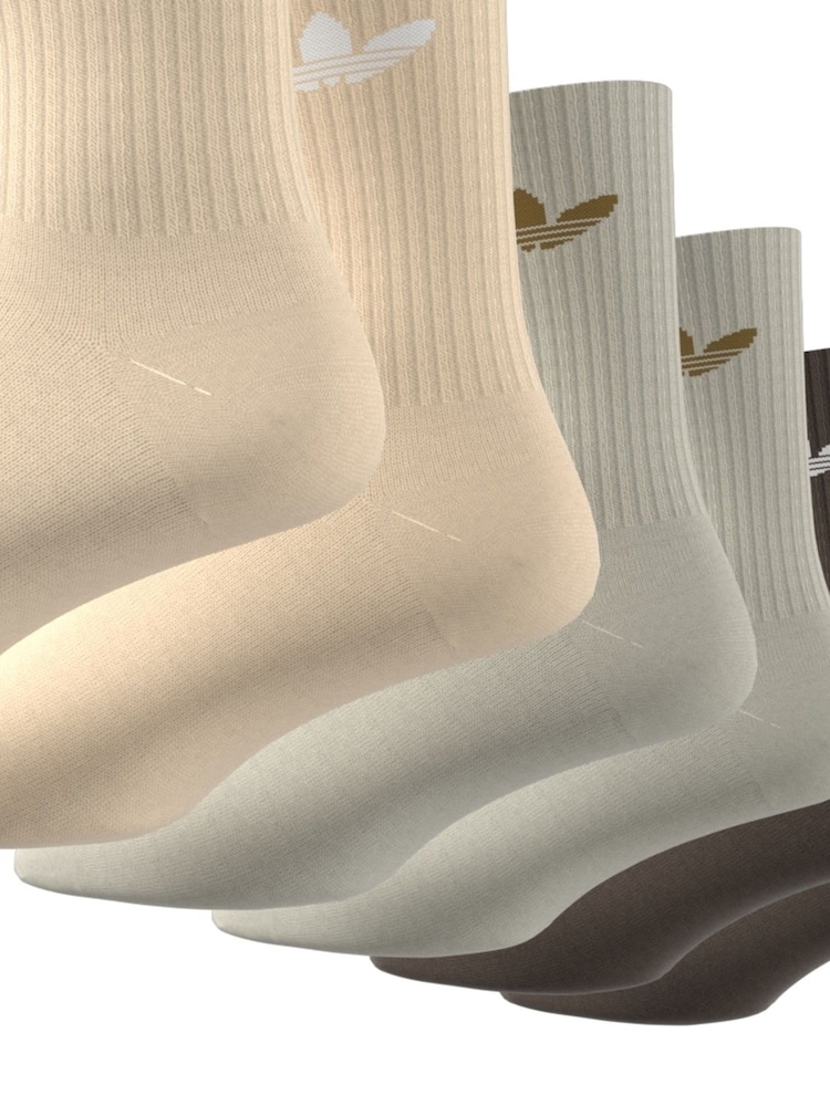 rjava - adidas originals Trefoil okrogli ovratnik; z okroglim ovratnikom nogavice 6 Pack - Slika 2 iz 4 rjava - adidas originals Trefoil okrogli ovratnik; z okroglim ovratnikom nogavice 6 Pack - Slika 2 iz 4