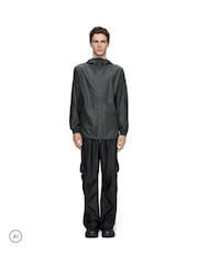 Rains Grey Waterproof Storm Windbreaker - Image 1 of 3
