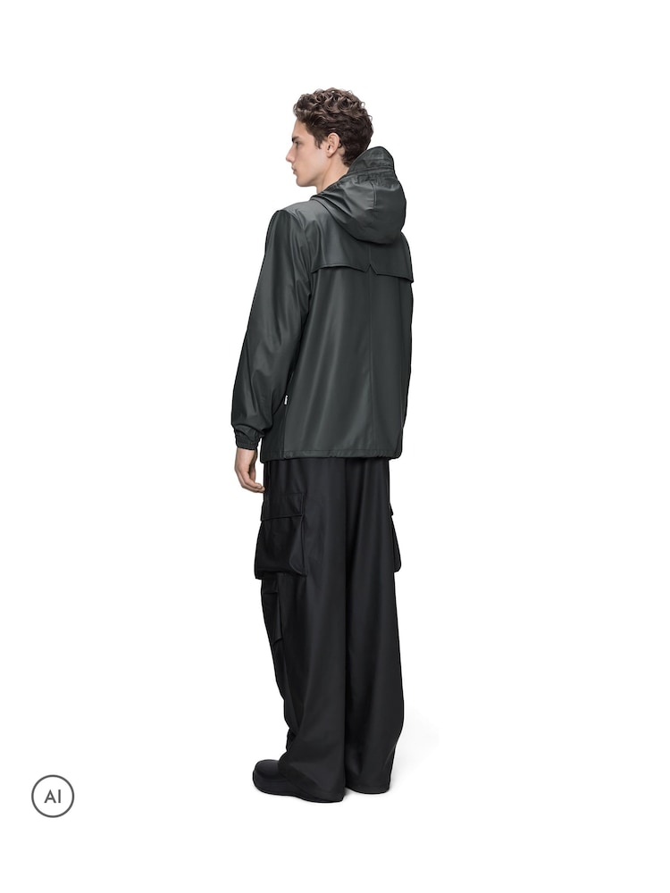 Rains Grey Waterproof Storm Windbreaker - Image 2 of 3