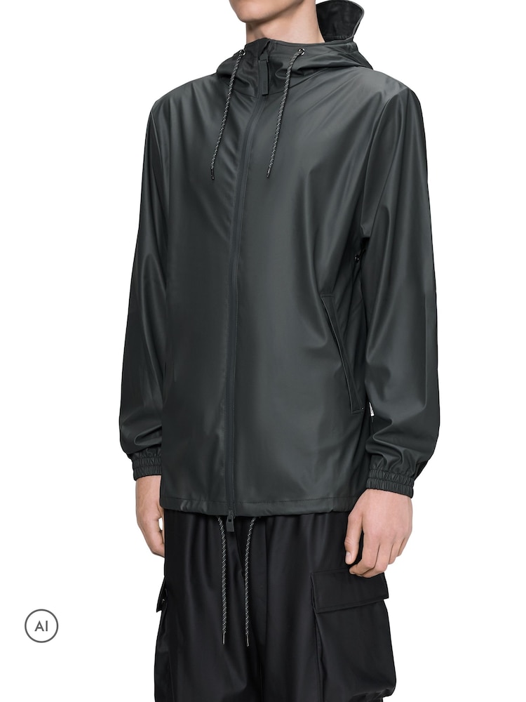 Rains Grey Waterproof Storm Windbreaker - Image 3 of 3