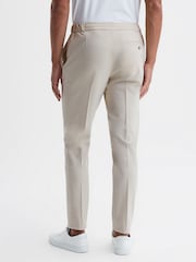Светло-бежевый - Свободные брюки с поясом на завязке Reiss Found - Изображение 5 из 5