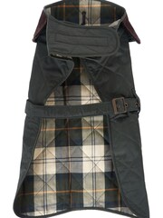 Barbour® Olive Green Diamond Quilted Dog Coat - Image 2 of 5