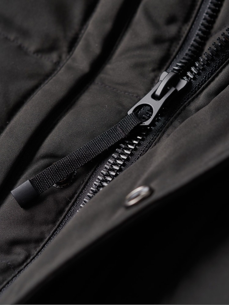 Negru - Jachetă parka cu glugă Superdry - Image 5 of 6
