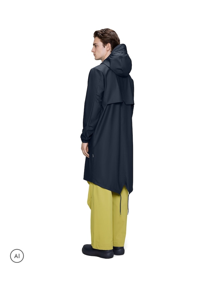 Rains Blue Fishtail Parka W3 - Image 2 of 3