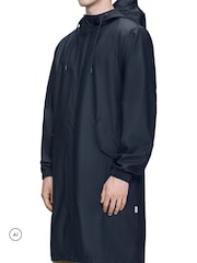 Rains Blue Fishtail Parka W3 - Image 3 of 3