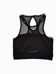 Pineapple Black Mesh Panel Crop Top - Image 7 of 7