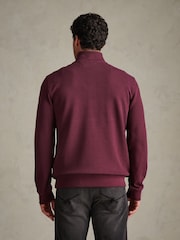 Красный - Трикотажный топ в рубчик с длиной 1/4 и воротником-хомутом U.S. Polo Assn - Изображение 2 8