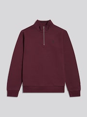 Красный - Трикотажный топ в рубчик с длиной 1/4 и воротником-хомутом U.S. Polo Assn - Изображение 6 8