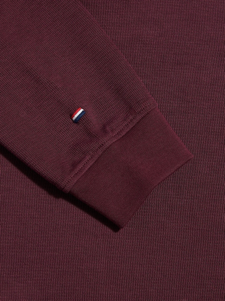 Красный - Трикотажный топ в рубчик с длиной 1/4 и воротником-хомутом U.S. Polo Assn - Изображение 8 8