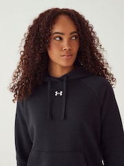Under Armour Black Rival Fleece Hoodie - Image 4 of 6