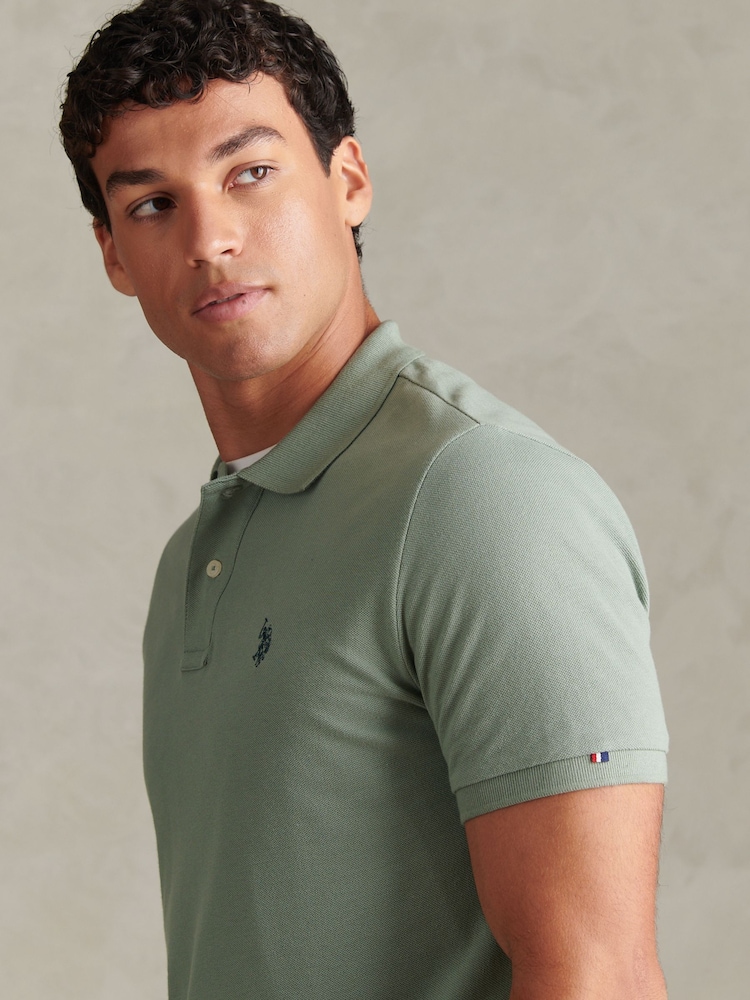 Olivgrün - U.S. Polo Assn. Double Horsemen Polo-Shirt - Bild 2 von 8 Olivgrün - U.S. Polo Assn. Double Horsemen Polo-Shirt - Bild 2 von 8