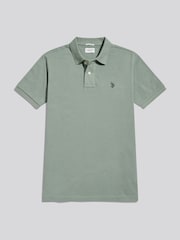 Olivgrün - U.S. Polo Assn. Double Horsemen Polo-Shirt - Bild 6 von 8