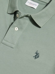 Olivgrün - U.S. Polo Assn. Double Horsemen Polo-Shirt - Bild 7 von 8