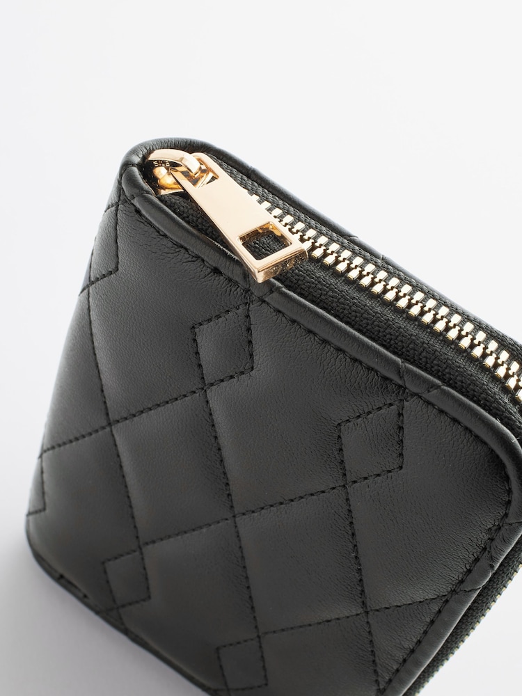 Black Quilted Purse - Image 6 of 6