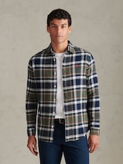 U.S. Polo Assn Green Soft Tartan Check Shirt - Image 1 of 8