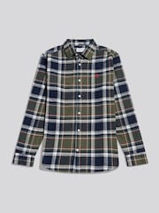 U.S. Polo Assn Green Soft Tartan Check Shirt - Image 6 of 8