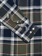 U.S. Polo Assn Green Soft Tartan Check Shirt - Image 8 of 8
