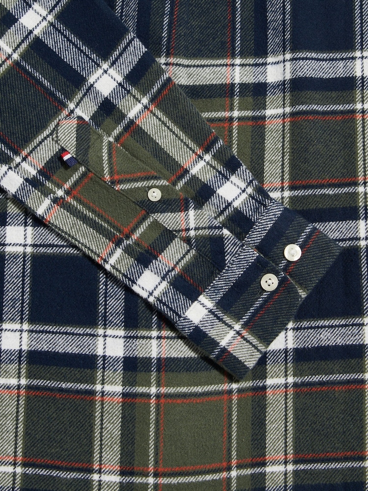 U.S. Polo Assn Green Soft Tartan Check Shirt - Image 8 of 8 U.S. Polo Assn Green Soft Tartan Check Shirt - Image 8 of 8