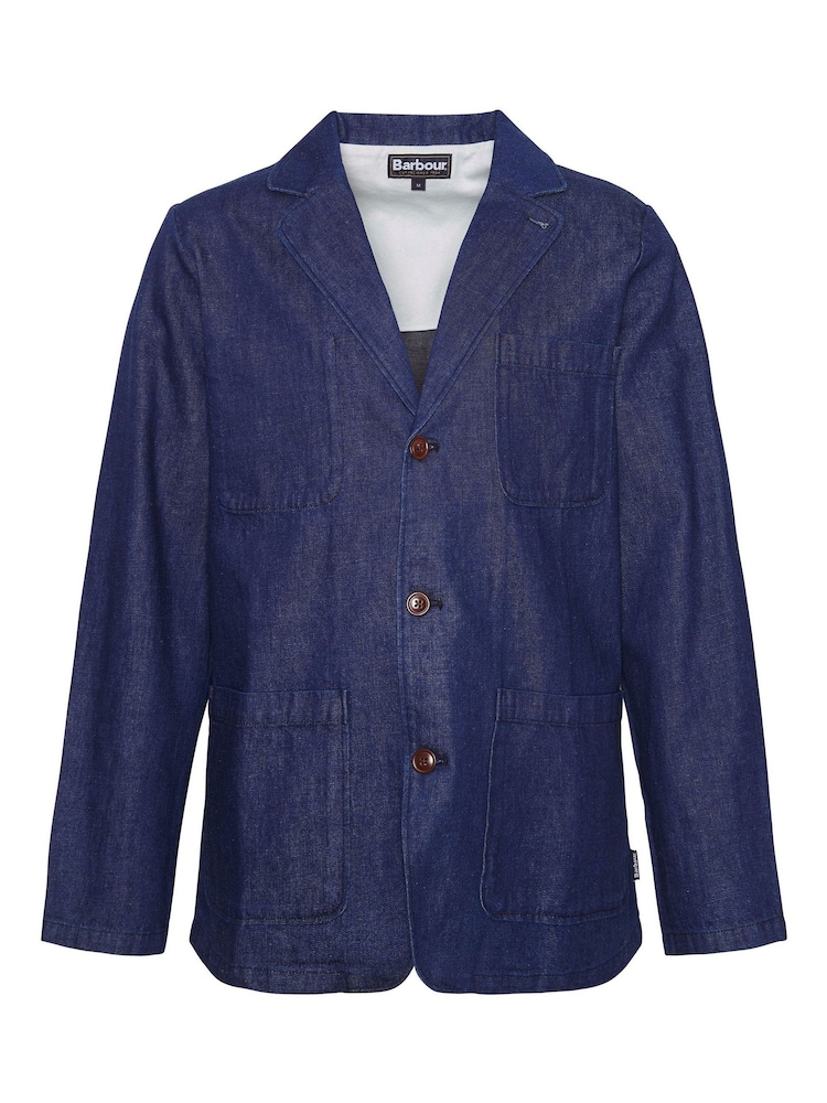 Barbour® Navy Orchard Blazer Jacket - Image 7 of 7