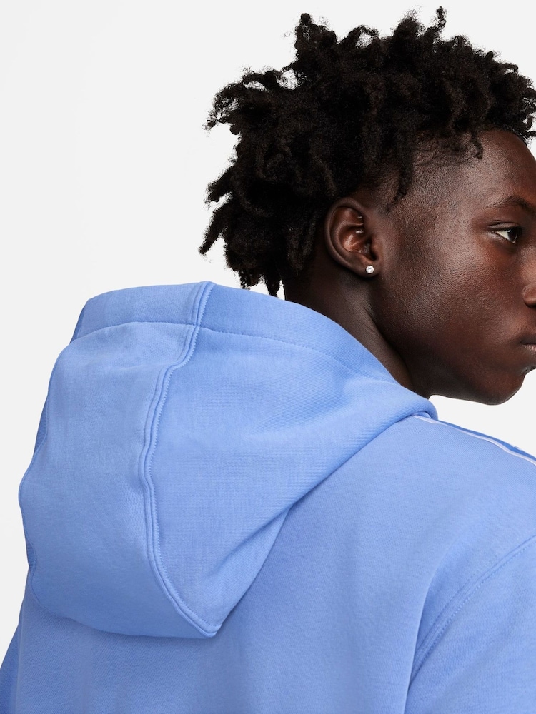Nike Light Blue Club Fleece Hooded Tracksuit - Image 5 of 6
