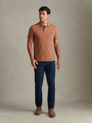 U.S. Polo Assn Brown Double Horsemen Polo Shirt - Image 3 of 7