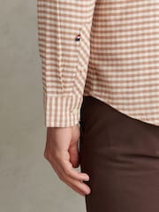 Brun - U.S. Polo Assn Textured Weave Gingham Shirt - Bilde 5 av 9
