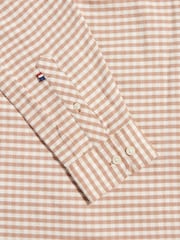 Brun - U.S. Polo Assn Textured Weave Gingham Shirt - Bilde 9 av 9