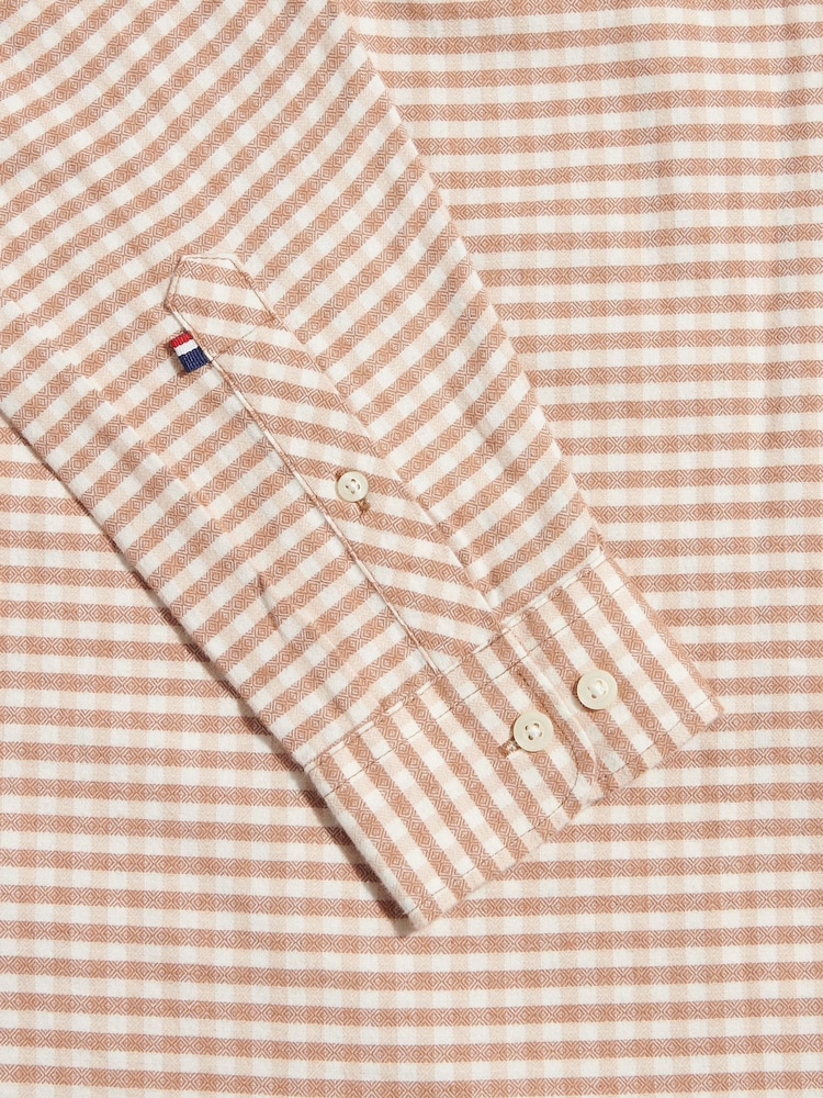 Brun - U.S. Polo Assn Textured Weave Gingham Shirt - Bilde 9 av 9