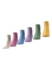 adidas White Mid Ankle Socks 3 Pack - Image 9 of 9