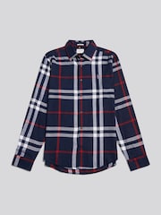 U.S. Polo Assn. Blue Traditional Check Shirt - Image 7 of 9