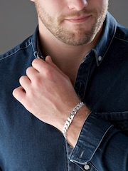 Beaverbrooks Sterling Silver Curb Bracelet - Image 1 of 3