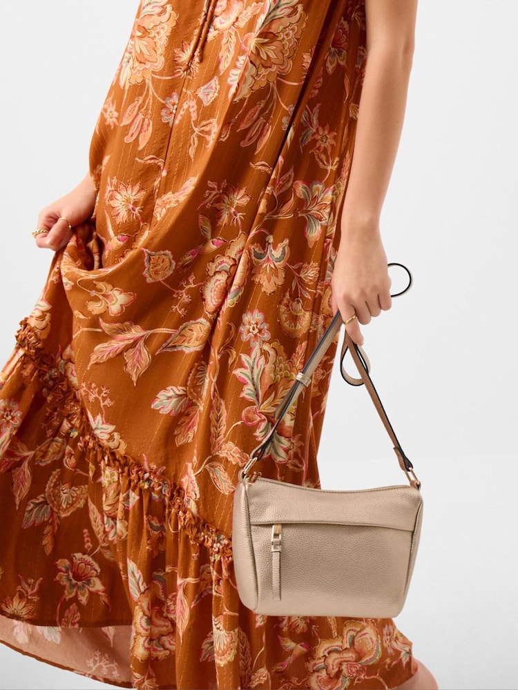 Accessorize Gold Zip Front Crossbody Bag - Image 3 of 3 Accessorize Gold Zip Front Crossbody Bag - Image 3 of 3