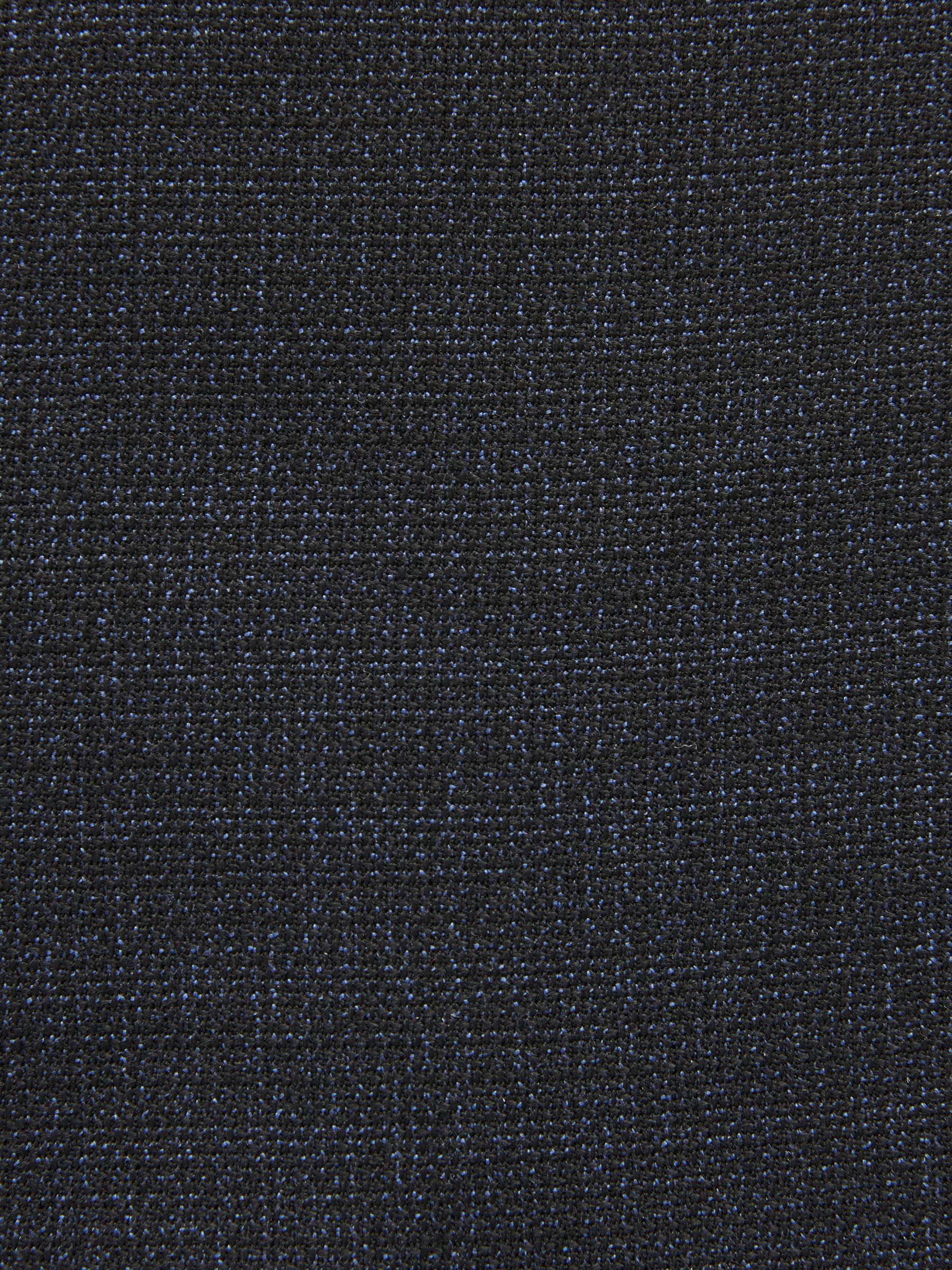 16875 White-Navy Blue Slim Fit Jacket