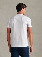 Blanco - U.S. Polo Assn. Camiseta de algodón Supima prémium - Imagen 3 de 6