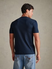 Azul - U.S. Polo Assn. Camiseta de algodón Supima prémium - Imagen 4 de 6