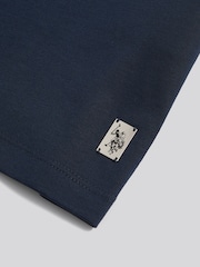Azul - U.S. Polo Assn. Camiseta de algodón Supima prémium - Imagen 6 de 6