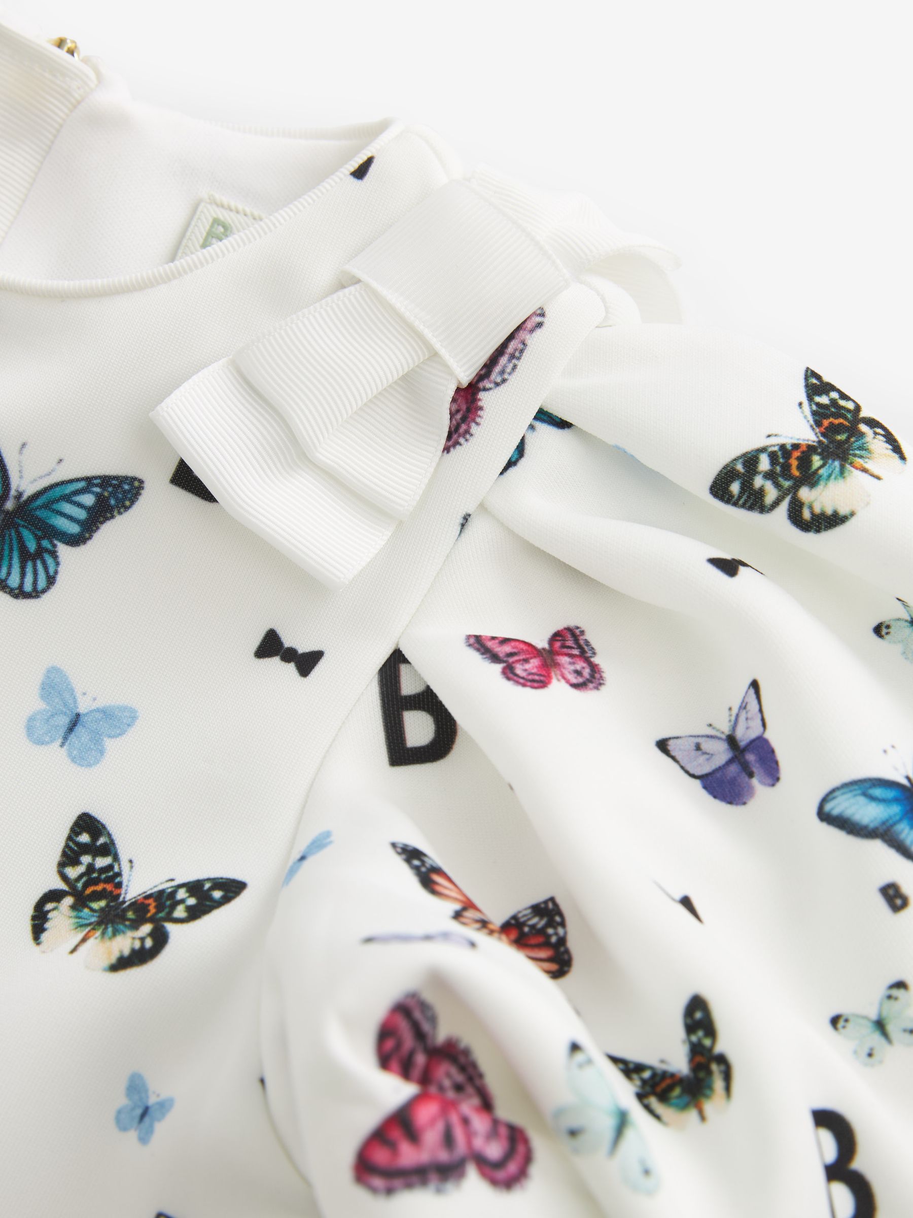 Buy Baker by Ted Baker White Butterfly Bubble Hem Scuba
