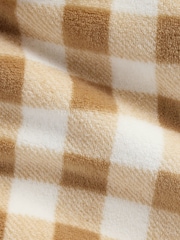 Gap Tan Brown Gingham Cosy Pyjama Bottoms (6-13yrs) - Image 4 of 4