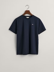 Футболка из 100% хлопка с логотипом Gant - Изображение 1 из 5